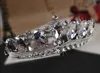 Brudkronor halsband pannband hårband huvudstycken brud tiaras bröllop smycken tillbehör silver kristaller strass päron3355378