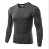 New 2021 Outdoor Men t shirt Pro Sport Sweat Fitness Running Tights Base Layer Elastic Quick-drying Long-sleeve Basketball stretch t shirts