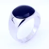 Men Rings Fashion Jewellery Gemstone Rings for Men 18K Gold Silver Plated Wedding Stainless Steel Rings