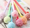 Novedad de Plástico Kawaii Color Caramelo Bolígrafos Forma Bolígrafo Lollipop Bolígrafo Lindo Papelería Útiles Escolares G881