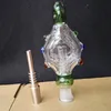 Nectar Collector Perc Wisiorki Zestaw z 14mm Tytanu Wearable Wearable Szkło Bongs Oil Rig chłodzący wodoodporny i Spilloodporna najwyższa jakość