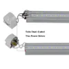 V-vormige Integrate T8 LED-buis 2400 mm 4 5 6 8 ft voet LED Winkel Licht 8ft 4ft LED-lamp Koelere deurverlichting