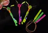 LED Amazing flying arrows rocket Helicopter Rotating Flying Toys Party Fun Gifts DHL7877212