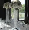 nee de bloemen, inclusief) acryl kristal bruiloft middelpunt / 55 cm hoog / bloemstandaard / tafel decor / bruiloft levering