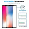 Full Curved Tempered Glass for iPhone 12 11 Pro max XS MAX Screen Protector Film Carbon Fiber Soft Edge with package9733903