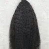 Bulks Kinky Straight Bulk Hair No Attachment Natural Color 100% Indian Human Hair Bulk for Black Women FDshine