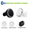 Q800 Twins True Wireless Bluetooth-headset V4.1 In-Ear Hörlurar Dubbelbana hörlurar med laddstation Box Handsfree för smarta telefoner