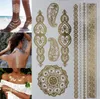 500 стилей Body Art Chain Золотая татуировка Временная татуировка Tatoo Flash Tats Tattoo Metallic Tattoo Transfer Transfor