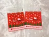 Nuovi 200 pezzi / lotto Simpatici disegni di Buon Natale Sigillo autoadesivo Sacchetti per snack / Biscotti adorabili Biscotti per pane Sacchetto regalo Busta 10x11 + 4 cm