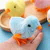 The chain of fluffy children's toys baby nursery children's Day gift toys spring chicken