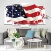The Flying Flag of The United States Frameless Paintings 5pcs(No Frame) Printd on Canvas Arts Modern Home Wall Art HD Print Painting