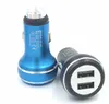 Gourd Safety Hammer Aluminum Alloy Real 2.4A Dual Port USB Car Charger Universal For Smart Phone IC Protection 100PCS/LOT