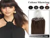 Micro Loop Hair Extensions Human Remy Hair 18 20 22 24 Brasilian Vergine Capelli dritti 50G Lotto 0 5G Strand 13 Colori5621978