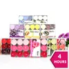 4 Horas Vela perfumada Set de 36 velas de té de Hosley, 9 Opciones de fragancia Tealights Parties Votive Wedding Spa Código del producto: 101-1001