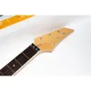 Disoo 24 Frets Maple Electric Guitar Neck Rosewood Vit Bindande Fingerboard Inlägg Dots Gitarr Tillbehör