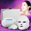 LM002 3 Color Photodynamic LED Infrared Facial Neck Mask Skin Microcurrent Massager Rejuvenation Anti-Aging Beauty Therapy Home Use Clinic