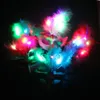 Light Feather Mask Bar Masquerade Mask Halloween Market Market Stall Travel Hot Products LED Rave Toy