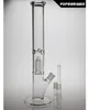 SAML 42cm背の高い喫煙パイプHookahs 4アームズツリーパーコレーターボンズウォーターボーンガラスオイルリグジョイントサイズ18.8mm PG5104