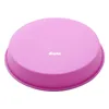 Round Silicone Pizza Pan for Baking Wedding Cake Pizza Pie Bread Loaf for Microwave Oven