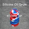 20st DHL Free Ship 26ml Silikonburk Boxar DAB Wax Container Concentrate Jars Multi Färger Silikonolja Drum Barrel Rigs