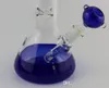 Hookah 14 '' Beaker Bong z ładnym designem Nowy zielony losowy baza bazowa rura wodna 14-18 mm Downstem Tall