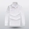 新しい高品質のコットンメンズファッションルーズメンズカジュアルワニのポロ長袖プラスサイズのラペルシャツ