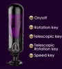 Elektrischer männlicher MSturbator 10 Geschwindigkeit Teleskop Rotation Männliches Sexspielzeug Automatische Sexmaschinenpocket Pussy Sexspielzeug für MEN8491087
