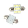 Auto LED Dome Oświetlenie światła wnętrza 6 8 9 12 16 18 24 3528Smd 31mm 36mm 39mm 42mm Festoon