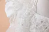 Baby Girls Christening Gown Dresses Hat Shawl Vestidos Infantis Princess Wedding Party Lace Dress for Newborn Baptism 3PCS264r