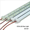 أضواء LED شريط DC12V 5730 LED أنبوب الشريط الصلبة LED مع U الألومنيوم قذيفة + غطاء PC أبيض دافئ أبيض بارد الأبيض