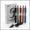 Autentisk Yocan Evolve-D Kit 650mAh Dry Herb Vaporizer Pen Kit med Pancake Dual Coil 5 färger för val