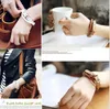 weave leather bracelet wristband fashion women men 2 layers rope buckle belt bracelets charm jewelry girl boy party Christmas gift