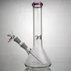 water bongs beaker base bong water pipe glass bong10'' beaker waterpipe with color accent on mouthpiece Classic Beaker Bong