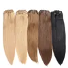 30 Colors Brazilian Straight Hair 16" to 32'' Straight Hair Weaves 100% Human Hair Extensions Weaving Weft blonde brown auburn burgundy