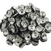 Wholesale-New! 5AAA+ Quality 50 piece/lot Cheap Handmade Rhinestone Loose Crystal Silver Plated Rondelle Spacer Beads Free Shipping LIF