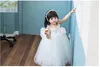 2016 New Arrival White Tulle Pretty Flower Girl Dresses Real Party Pageant Communion Baby Girl Dress Sukienka Darmowa Wysyłka