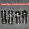 10mm& 14mm&19mm 6 IN 1 Domeless Titanium Nail Spiral With Male Female joint Grade 2 Titaniums Nails