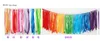 39,3 pouces décoration de bannière de mariage ruban de satin guirlande de gland décor de fête d'anniversaire arc-en-ciel coloré accessoires de noël festifs fournitures