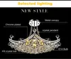 Luxury Big Crystal Crystal Chanssteriers Светильник Crystal Luster Лампы Дизайн потолка для дома Deco Light