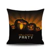 Halloween Presentkuddehus Linne Kvadratkudde Hallowmas Heminredning Kuddehölje Party Pillowcases Cartoon Cushing Cover