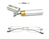 Hot sale tube reading glasses with box mini and slim read glasses for women man small read designer glasses free shipping with case