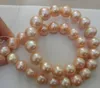 10-11mm South Sea Gold Pink Pearl Naszyjnik 18 cali 14K złota zapięcie