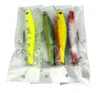 20 adet Deniz Balıkçılık cazibesi Wobblers 14.5 CM 18G 2 # kanca 4 renkler Minnow balıkçılık sert yem lures (MI049)