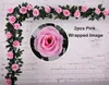 2.1 m alta qualidade artificial rose guirlanda de flores de seda videiras hera casa jardim decoração do casamento