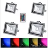 BRIDGELUX RGB بقيادة الاضواء الكاشفة للماء في الهواء الطلق اللون تغيير أضواء LED مع 24 مفتاح تحكم عن بعد 10W / 20W / 30W / 50W / 100W / 150W / 200W