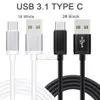 USB-kabel S4 V8 USB C Laddningsadapter 2.0 Data Sync Laddningssladd för Android-mobil utan förpackning