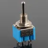 Hot Sale Mini Blue MTS-203 6-Pin DPDT ON-OFF-ON Toggle Switch 6A 125V AC B00280