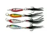 Hengjia 50 adet Metal Jigs Kurşun Balıkçılık Cazibesi 6.4G 2.5 CM Isca Yapay Mini Sert Kurşun Balıkçılık Lure Bait