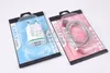 100pcs wholesale Universal Colorful Hard Paper Retail Packaging for iphone 7 7plus Micro Usb Cable for Charger Package