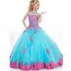 2016 vestidos crianças com vestido de vestido meninas dançando menina princesa vestido flor meninas vestidos de festa vestido de meninas